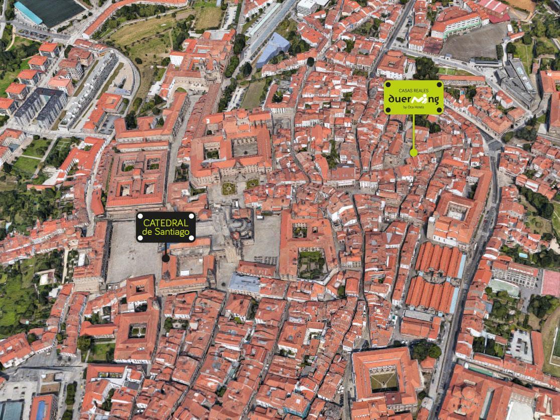 Duerming Casas Reales Lejlighed Santiago de Compostela Eksteriør billede